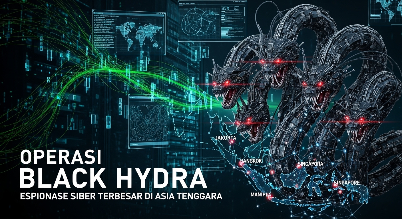 Operasi Black Hydra: Espionase Siber Terbesar di Asia Tenggara